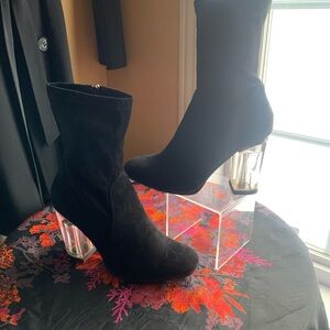 Cape Robbin ankle  Boots clear Block Heels